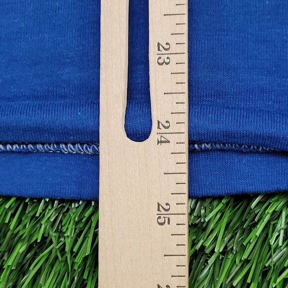 Vintage 80s Sportswear Shirt Small 17x24 Blue - Picture 7 of 12